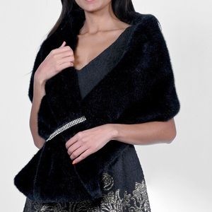 Frank Lyman Black Shawl